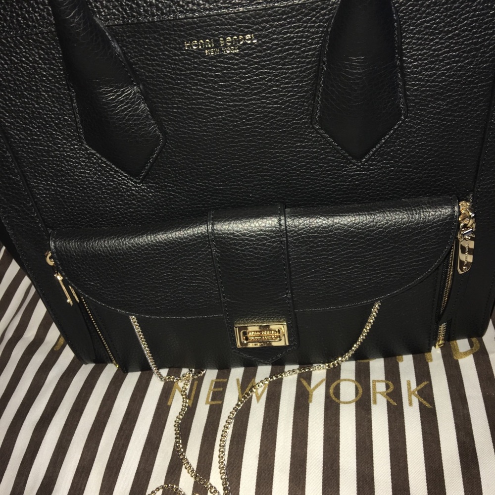 Henri Bendel Black Rivington Bnwot - Picture 7 of 7
